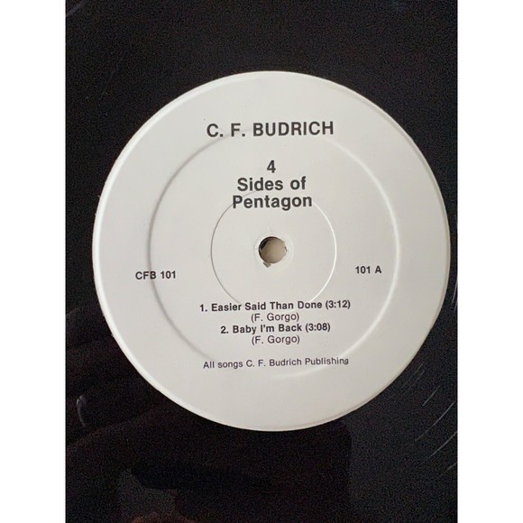 Pentagon Self Titled / 4 Sides Of Pentagon LP VG+ - Picture 9 of 11